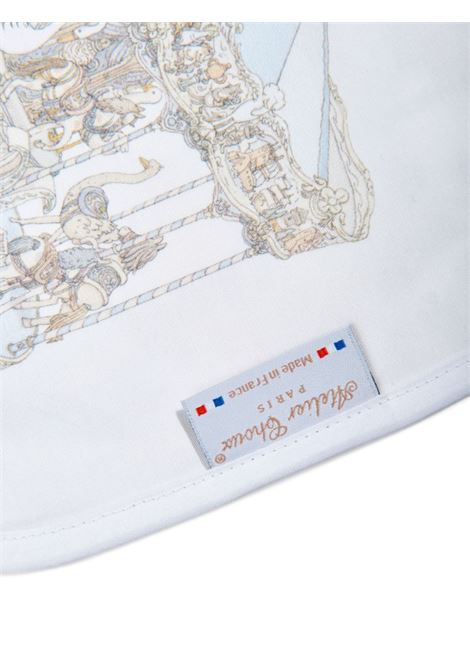 Bavaglino Atelier Choux ATELIER CHOUX | ACCESSORI | SATIN BIBCAROUSELBLUE